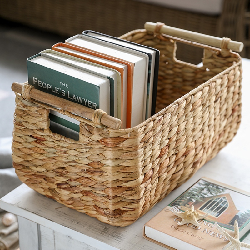 Sæt med 3 vandhyacintopbevaringskurv