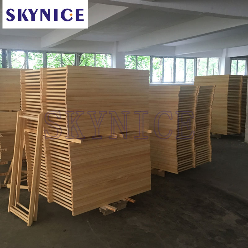 Brugerdefineret Logo Udendørs Foldbar Wooden Canvas Beach Deck Chair