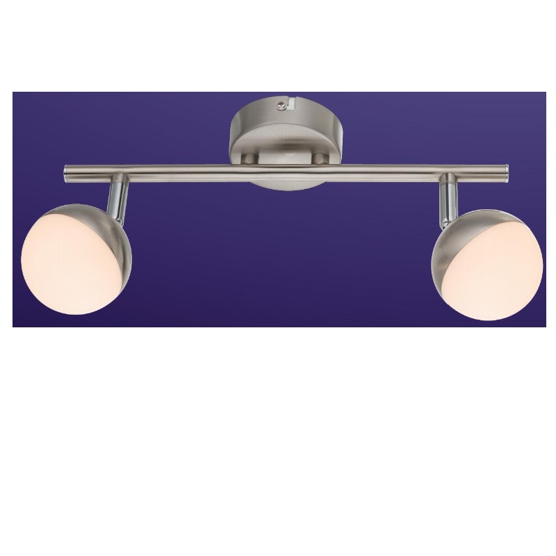 Højspændings-LED-spotlys-2 med halv kugle plastskærm