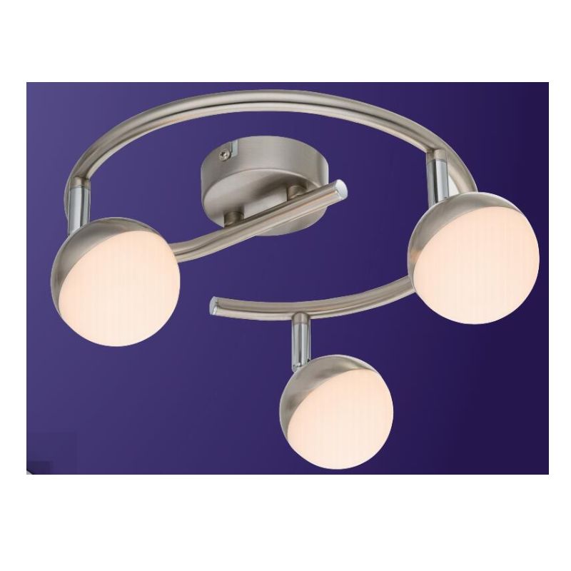 Højspændings-LED-spotlys-3 med halv kugle plastskærm