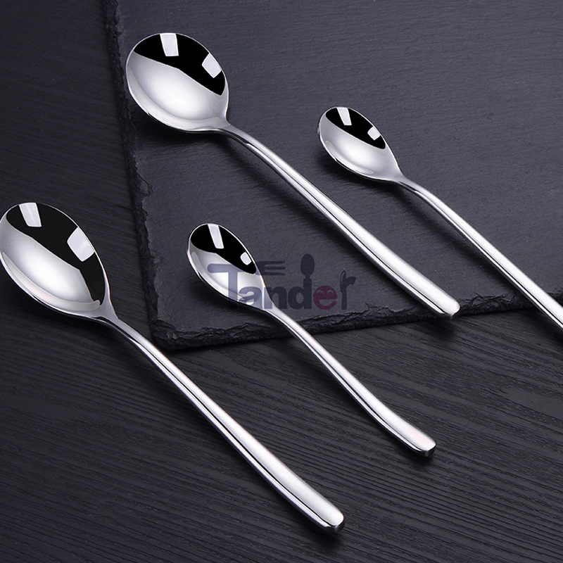 Nyligt nyt styrtstål i rustfrit stål moderne restaurationssæt