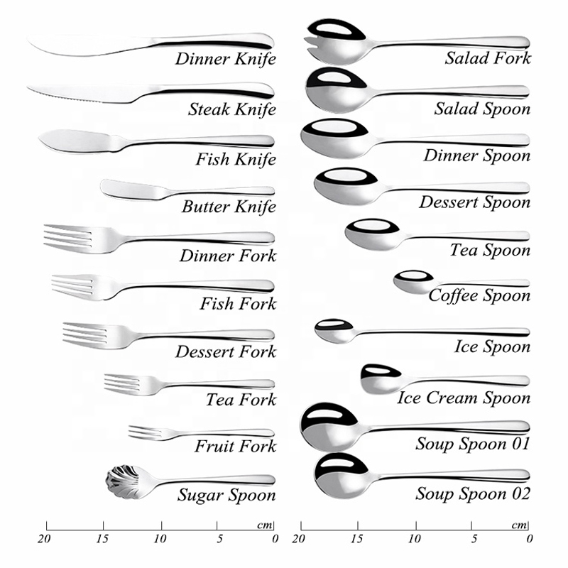 Engroshandel Silver Silver Silver 18/8 Golden Western Custom Logo Flatware Stainless Steel Metal Hotel Restaurant Cutler Set