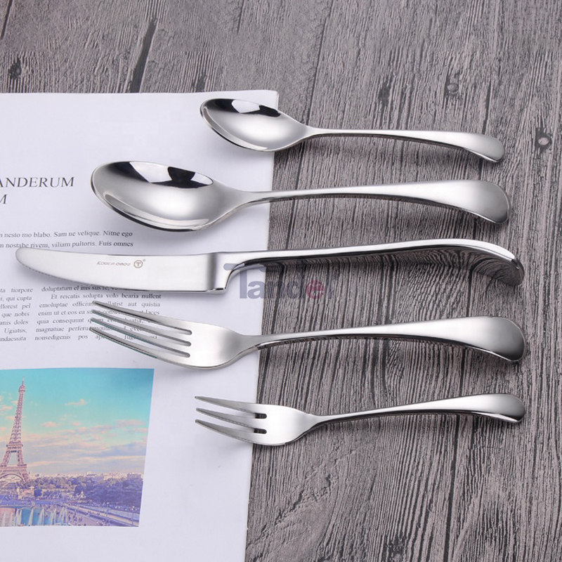 Kurve Design Stainless Steel Kitchen Restaurant Party Tableware Cutler 24PCS Set