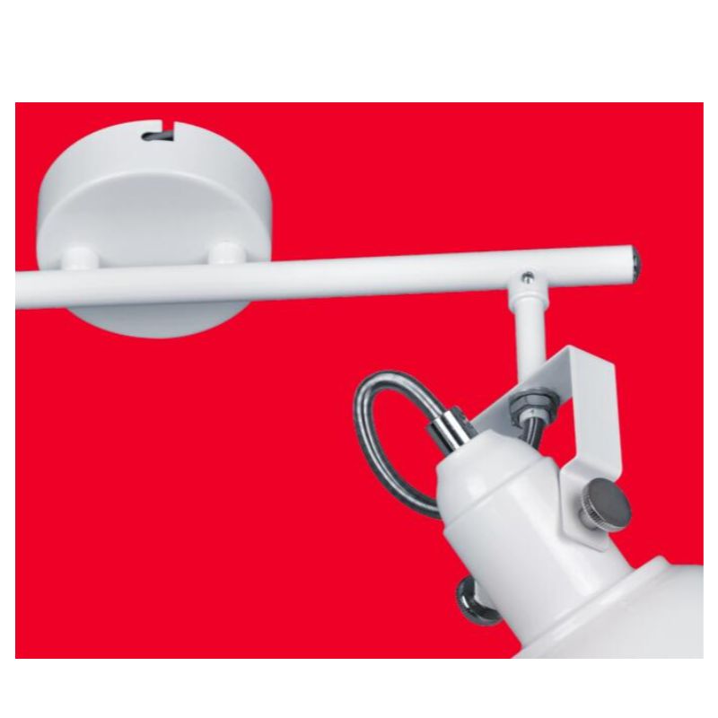 Spot light-2 med metalskærm og U-beslag