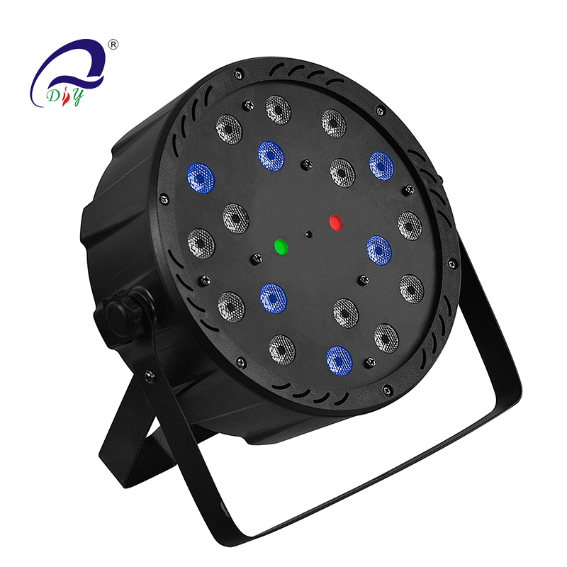 PL103 18PCS RGB LED Laser Par Stage Light til bryllup og fest