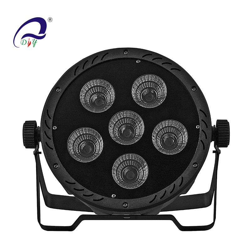 PL101 6 STKS LED COB 200W Par kan lys til diskotek