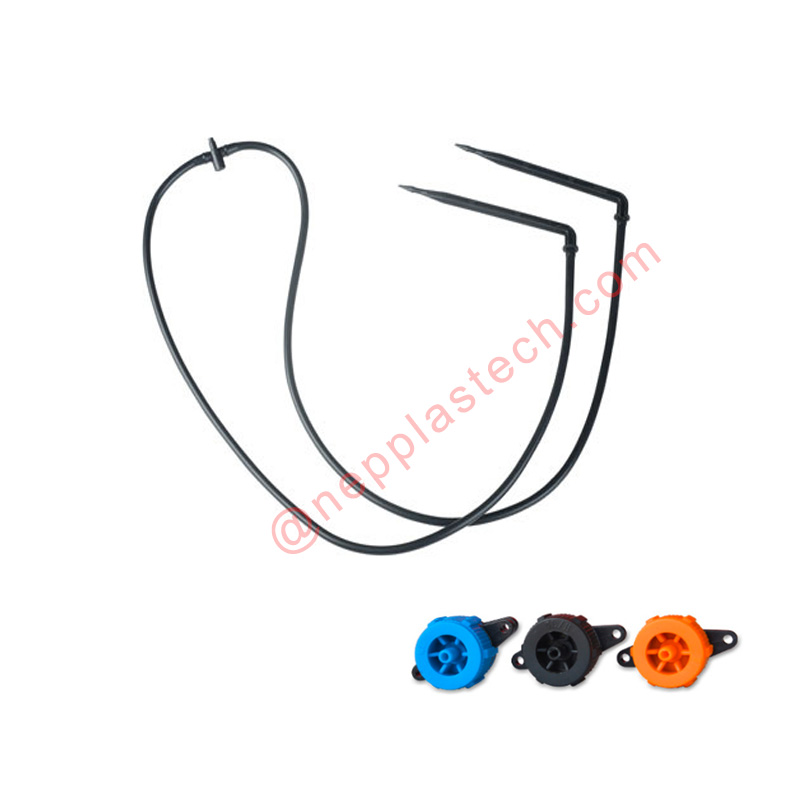 frugthave Plante mikro sprøjtevanding sprinklere online pil dryppers til blomsterpotte