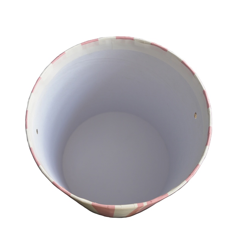 GL_PA0027 tønde blomster runde papirboks rør boks til kjole til børn