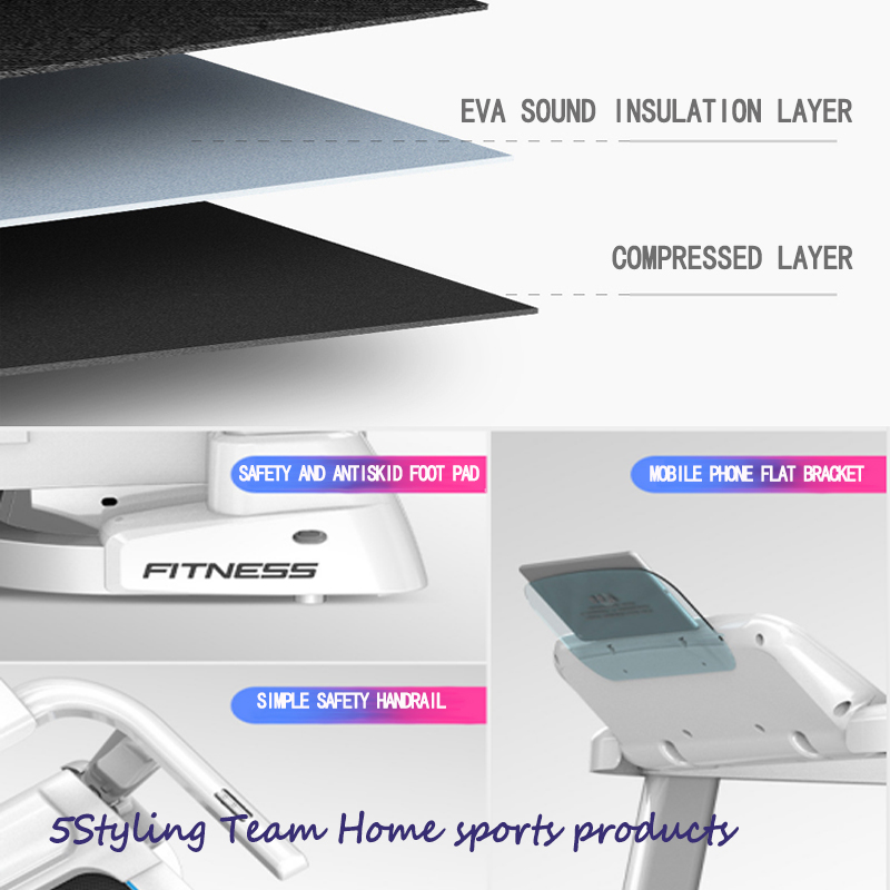 Grænseoverskridende hot nye løbebånd indenrigs- og udenrigshandel intelligent gå-maskine sammenfoldelig indendørs multifunktionelt fitnessudstyr