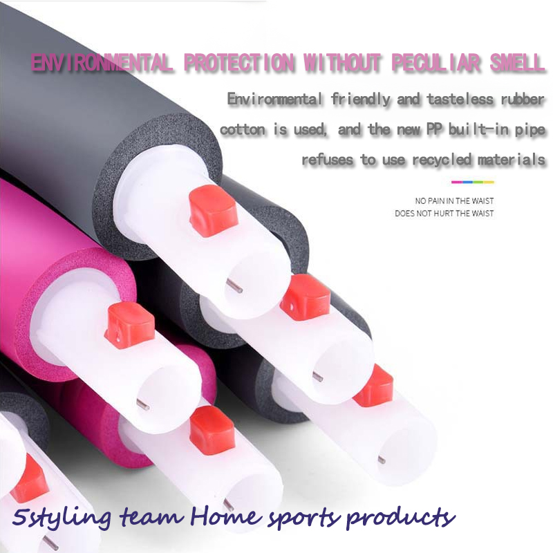 Hula hoop aftagelig hula hoop slankende ring slankende talje fitnessudstyr ring massage skum til voksne og børn