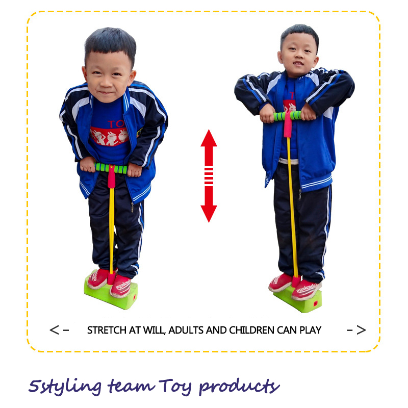 en hårerstatning] fabrik direkte salg af populære børns stemning træning koordination legetøj froske hoppe hoppe sko