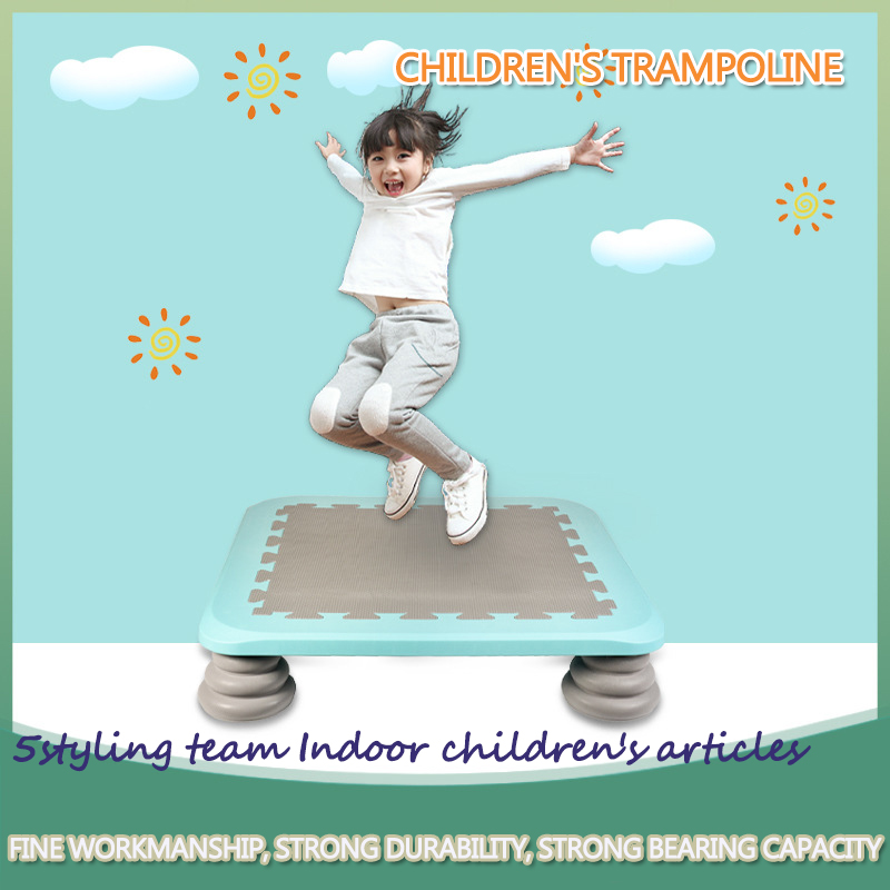 Trampolin hjem børn\s indendørs baby trampolin små sports trampolin baby fitness legetøj