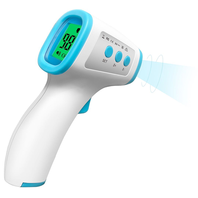Håndholdt nøjagtig temperaturpistol Ikke-kontakt digitalt infrarødt termometer