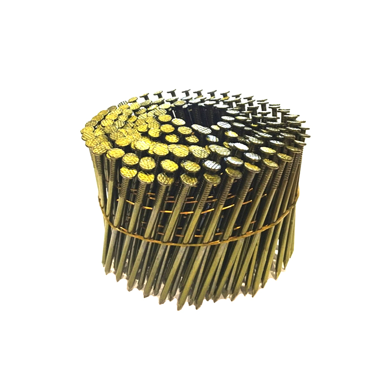 15 graders ledningsplade rustfrit stål Bright Coil Nails skrue til konstruktion