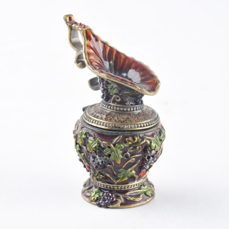 Kildefabrik Europæisk retro guld modtager smykkeskrin metalsmykkeskrin ring armbånd modtager kasse