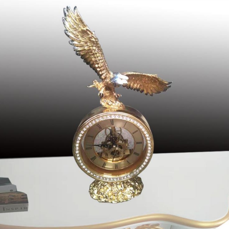 Tilpasset moderne og kreativt højkvalitets-ur, stue, sæde-ur, stum-soveværelse, skrivebords-ur, pendul, husholdningskvarts-ur og ur