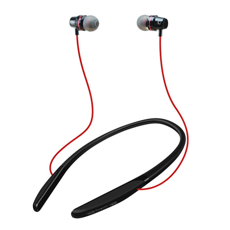 Ny high-end med kabel-take-up hals-monterede sports Bluetooth headset