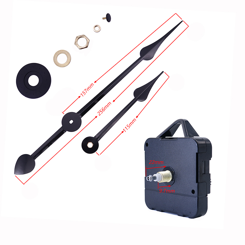 HR1688 15 mm kvarts ur maskine og aluminium ur hænder