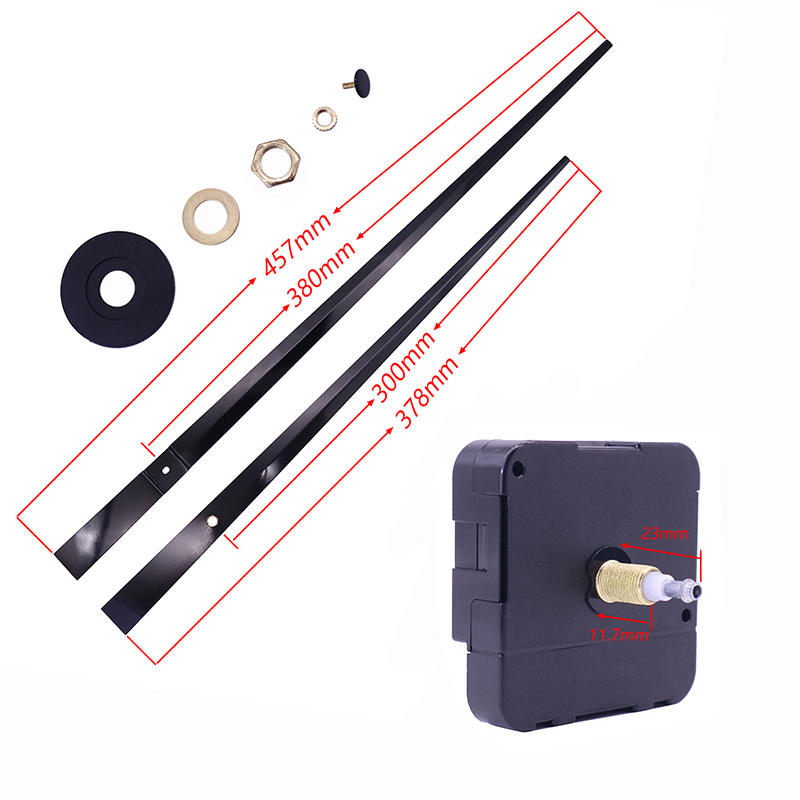 varmt salg 20 mm supermoment I skaft urbevægelse og store ur hænder