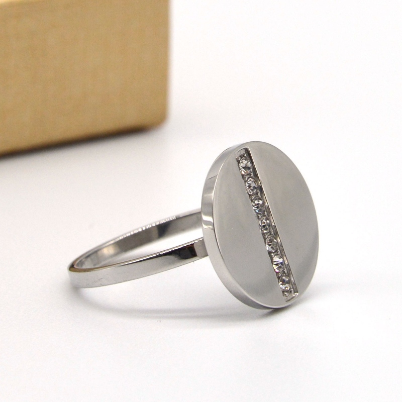 ring af diamant af rustfrit stål rfbrg0156