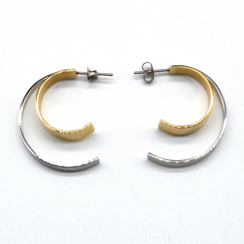 Rustfrit stål C-type Earring rfbear0165