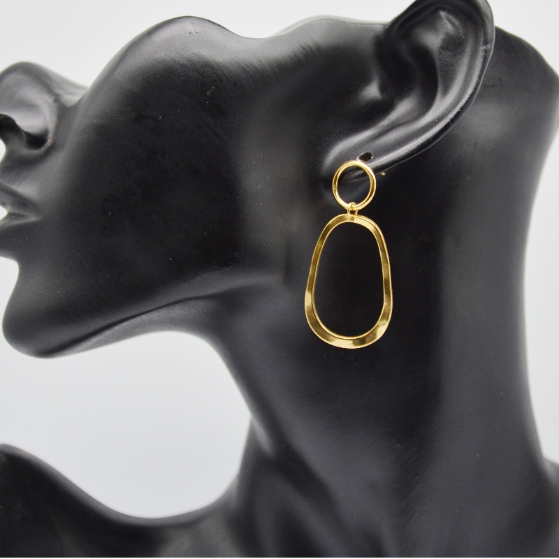 øreringe af rustfrit stål og øreringe rfber0061