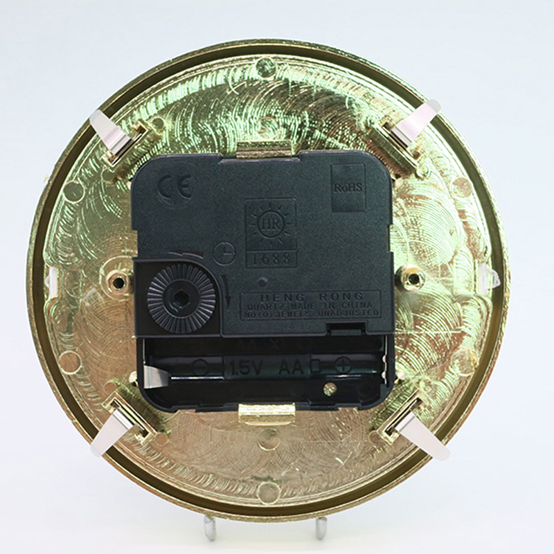 China size 110mm Romersk guld klassisk vægur