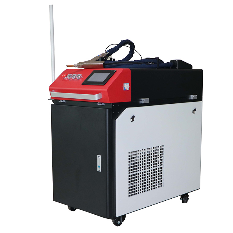 Med Wobble-hoved håndholdt højkvalitets automatisk fiberlasersvejsemaskine til rustfrit stål jern aluminium kobber messing