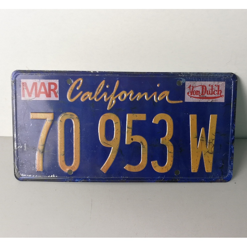 Præget metal bil nummerplade bil nummerplade