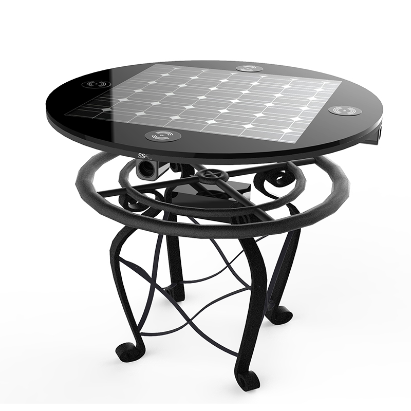 Multifunktion Mobiltelefon opladning Solar Powered Table with Smart Wifi