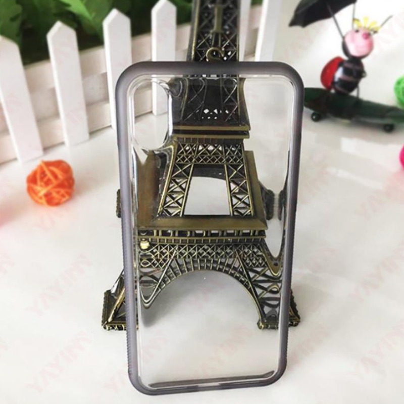 Transparent, anti- drop plastic phone case, krystal anti- drop plastic phone case, fabrikanter direkte salgs plastic phone case