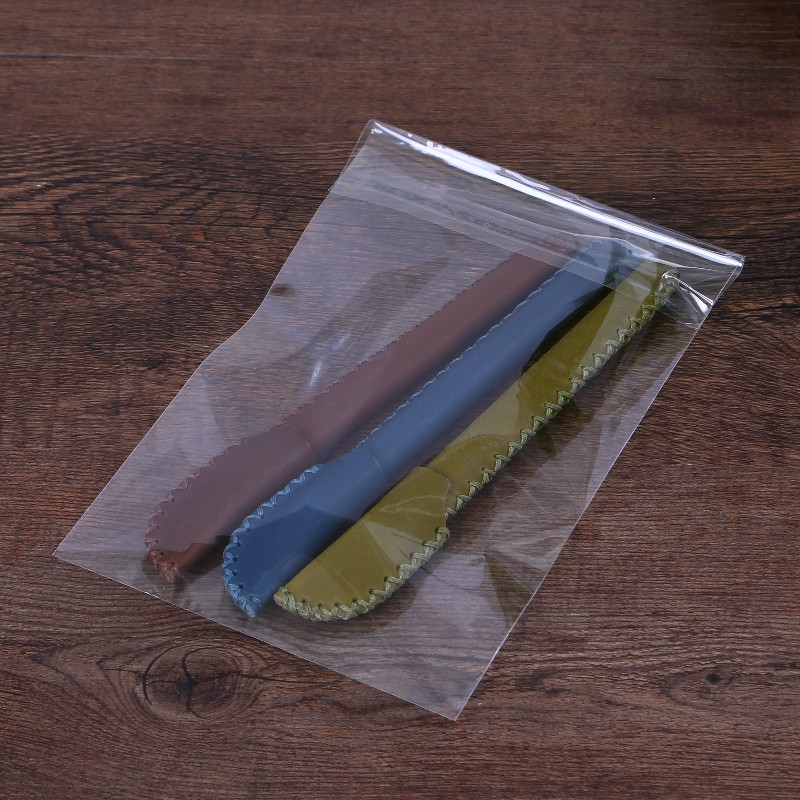 Mod gennemsigtige selvklæbende tætningsposer, tøj, tasker, fabriksbrug