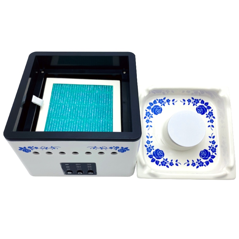 Moderne elektronisk intelligens og røgfri kreativ askebæger desktop luftrenser T1