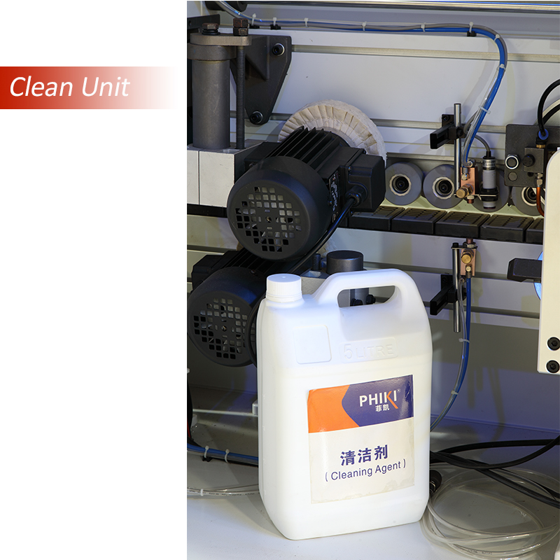 Indstilling af kantbåndsmaskine: ren enhed/ roterende linje/ kanttråd for smalle dele