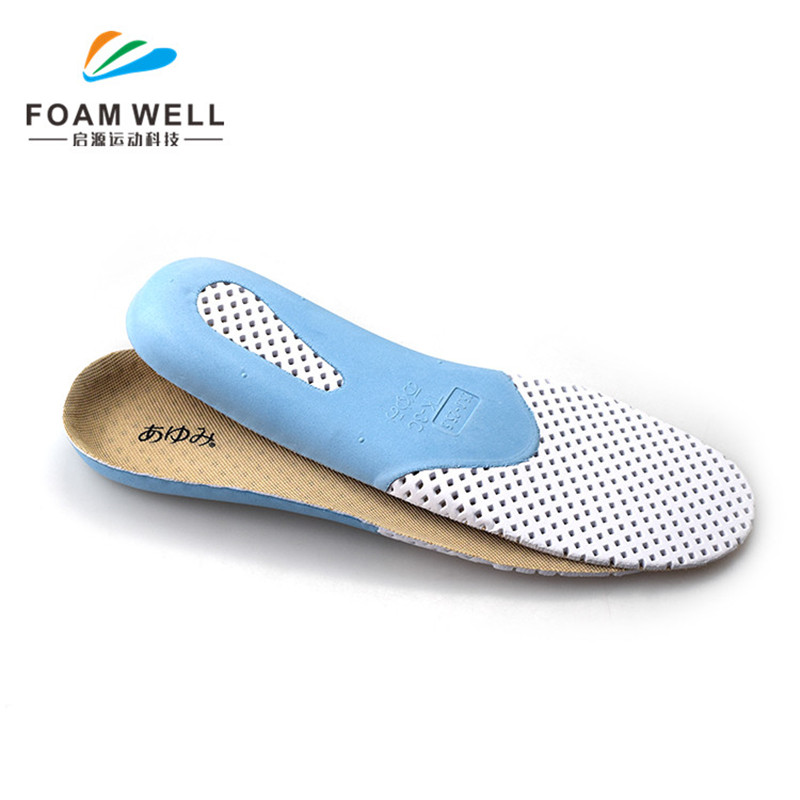 Unisex brugerdefineret sko Indsæt fødepude Eva High Flat Arch Support Relax Foot Insoles