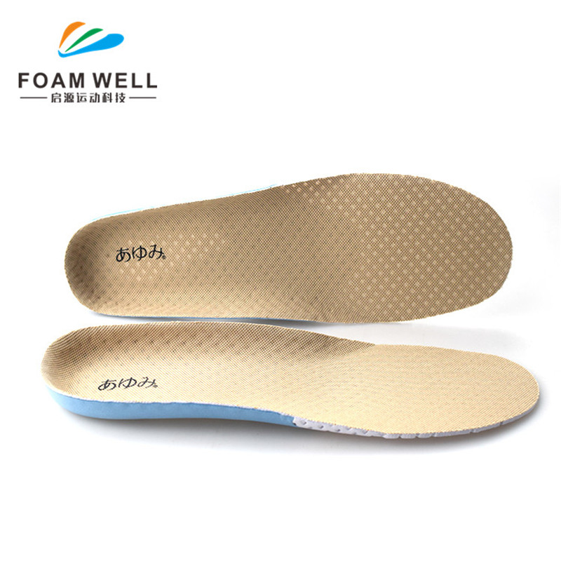 Unisex brugerdefineret sko Indsæt fødepude Eva High Flat Arch Support Relax Foot Insoles