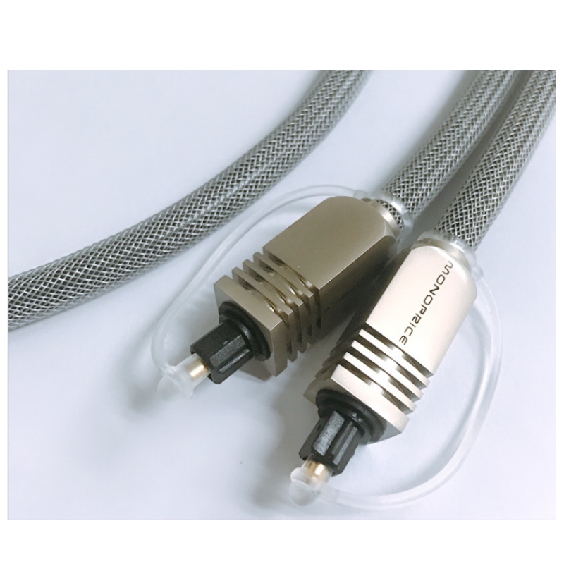 Brugertilpasset optisk fiber til SPDIF-optiske fibre, lydkabel, tråd af rustfrit stål flettet til bilkabel til digital transmission