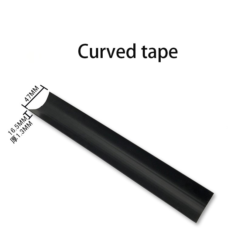 Brugertilpassede ekstruderede plastprofiler Plastisk C-kanal PVC-krummet stykke af plastikkant