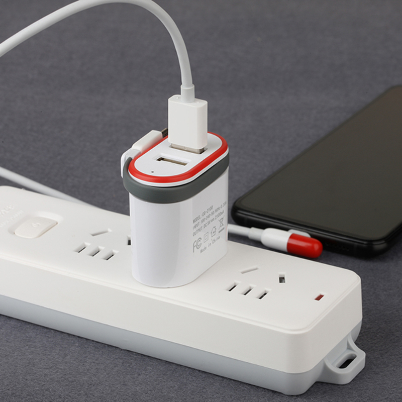 OEM-logo Det nyeste mobile tilbehør Superhurtigt EU-stik 5V USB-oplader til Android-telefon multi-oplader USB-vægoplader