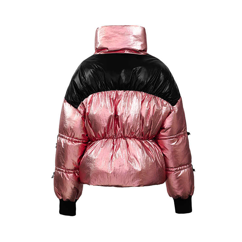 Dame matallic varm frakke \/ dunjakke