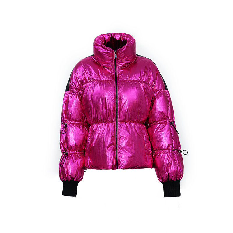 Dame matallic varm frakke \/ dunjakke