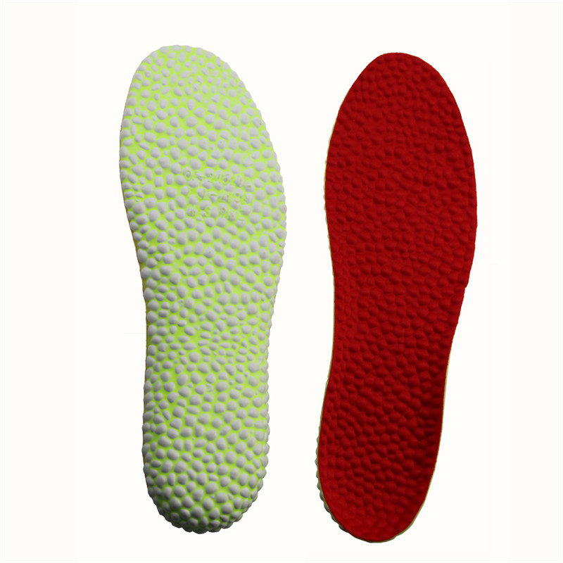 Teknologi E-TPU Popcorn Insulus Høj elasticitet Let Vægt Plantaritis Fascisis Sko Massage Orthotic Insuls For Mænd og Kvinder