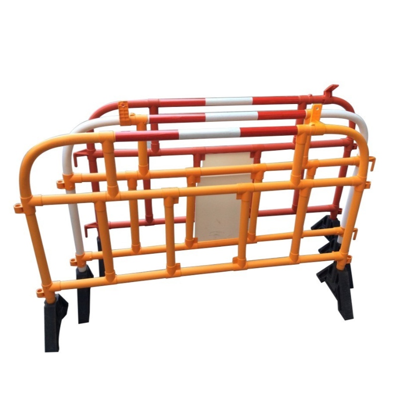 Fodgængerbarriere til koncerter, sportsbegivenheder og parader plastbarrikade PVC parkeringsplads barriere køretøjsbarriere