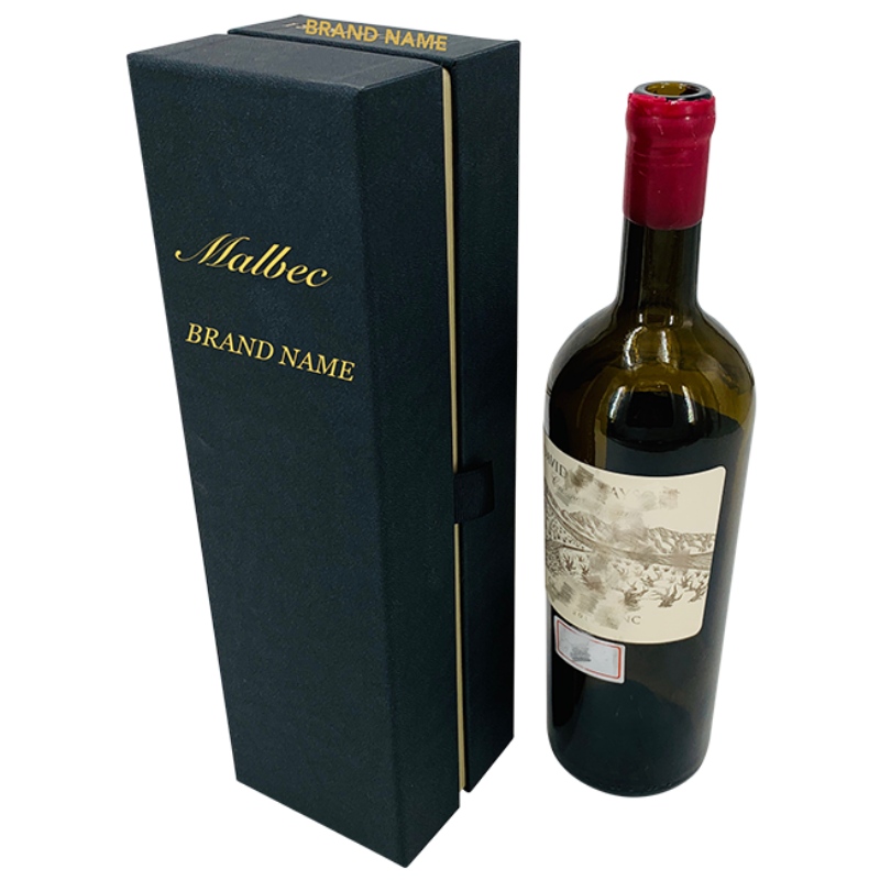 Luksus tilpasset vinemballage med sort EVA indeni