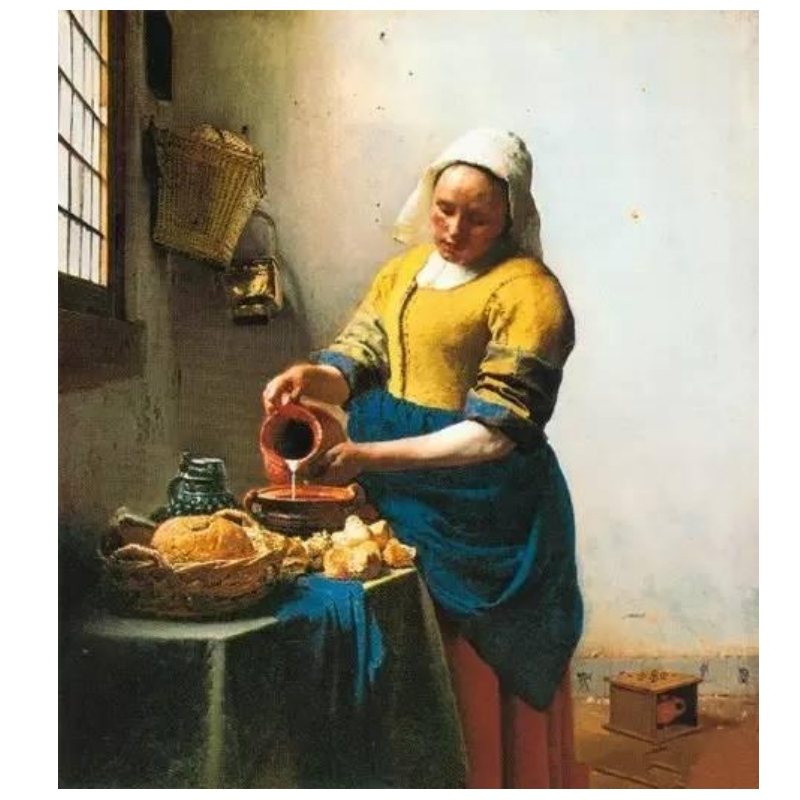 Græsning af kort Johannes Vermeer, Invitationskort omfatter hvide konvolutter.Brugerdefineret design