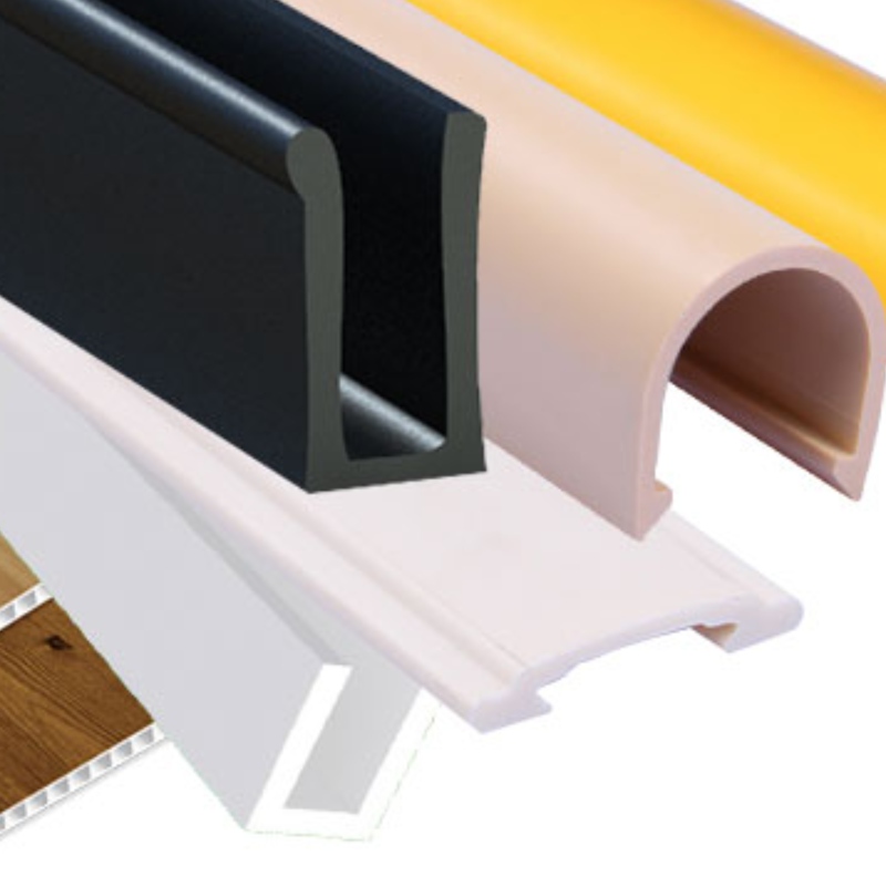 Brugerdefinerede usædvanlige ekstruderede plastprofiler til et stort udvalg af boligindretningskontorindretningsmateriale