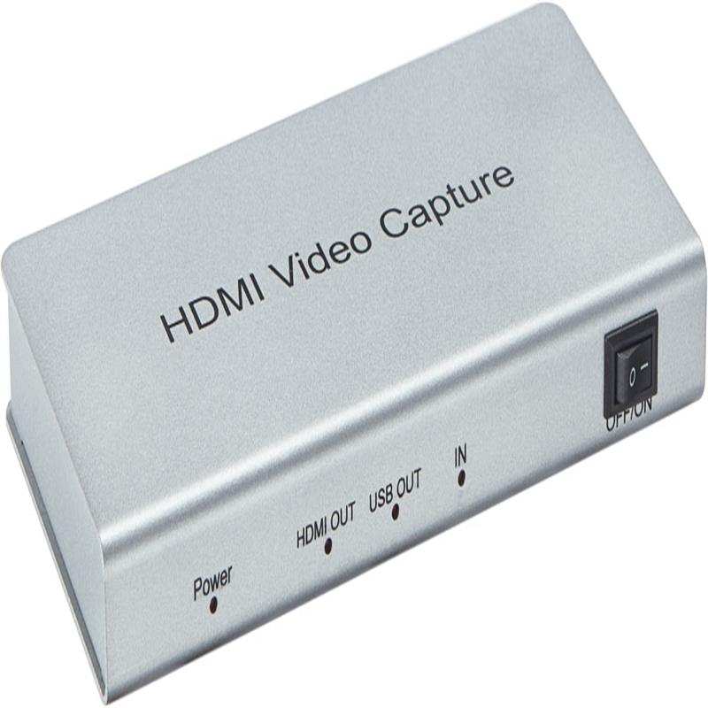 USB 3.0 HDMI-videooptagelse med HDMI Loopout, koaksial, optisk lyd