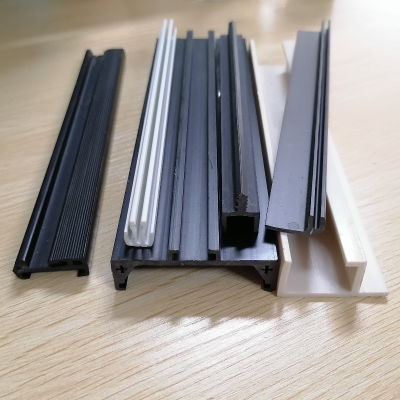 Brugerdefineret PVC PulTrued Profiles strimler af plast rektangulær stang PVC strimler