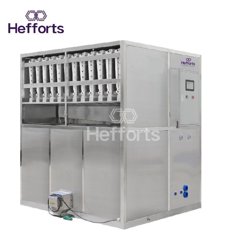 let at rengøre og vaske automatisk rustfrit stål 3 ton om dagen isterning maker