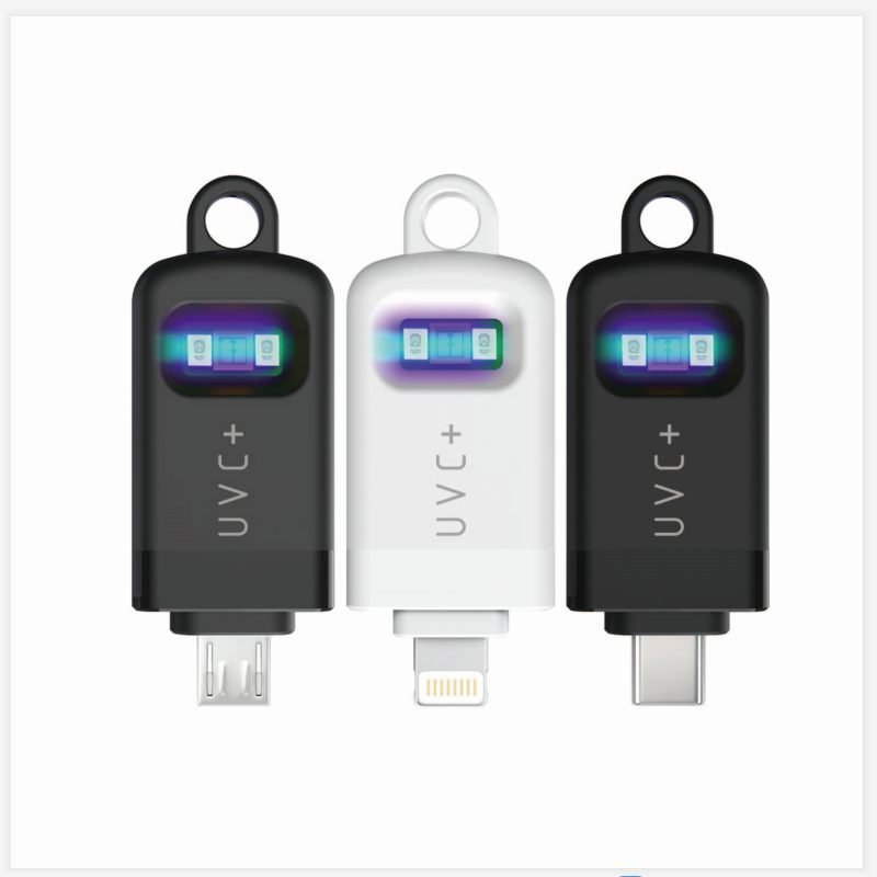 Ny ankomst: UVC + LED-sterilisator Bærbar 99% sterilisering på 5 sekunder